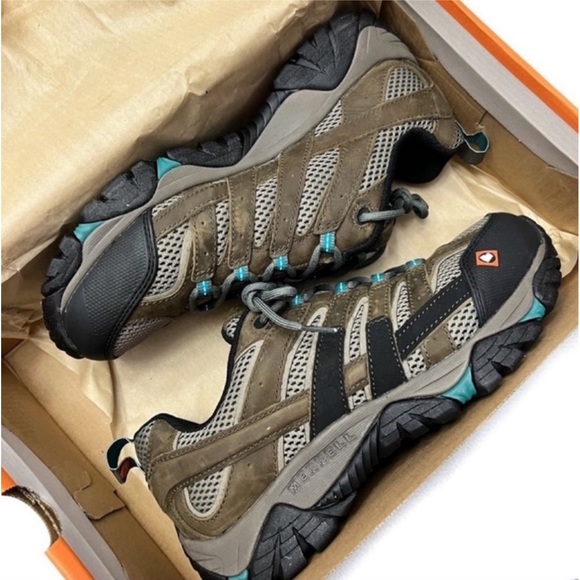 Merrell Moab II Vapor SR Women’s Hiking Work Trail Shoes Boulder Size 10 - Picture 13 of 14